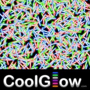 Can you see a raver in a bunch of glow sticks?
